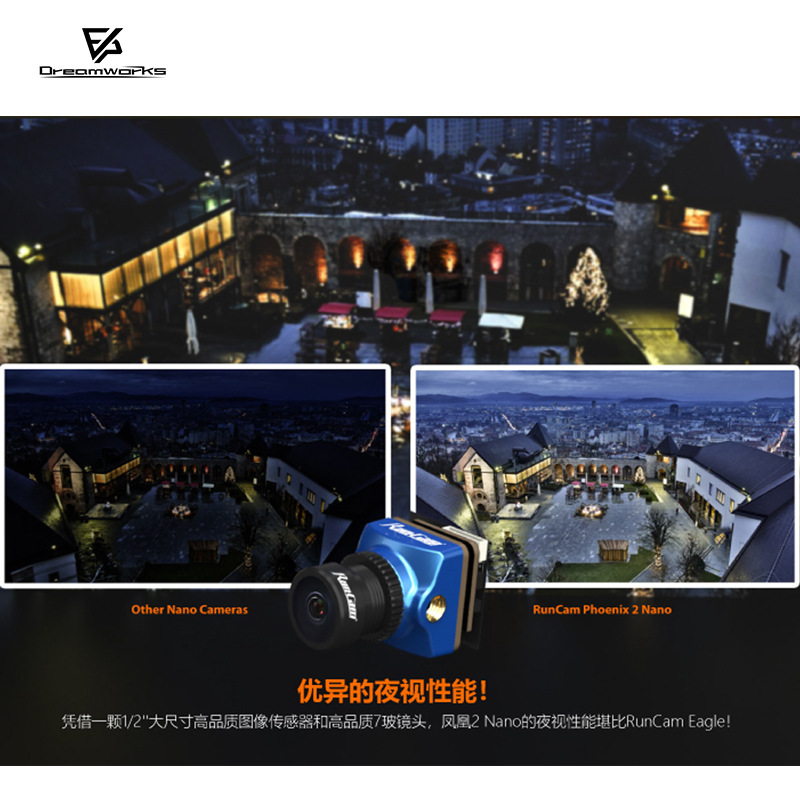 RunCam PHOENIX 2 NANO Micro FPV Racing Camera Night Vision - Image 2