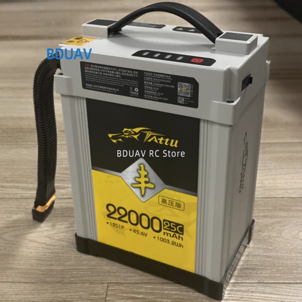 بطارية ليثيوم عالية الجهد من TATTU Grignard سعة 22000 مللي أمبير/ساعة، 25C، 45.6 فولت، 12 خلية للطائرات بدون طيار المستخدمة في حماية المحاصيل - Image 2