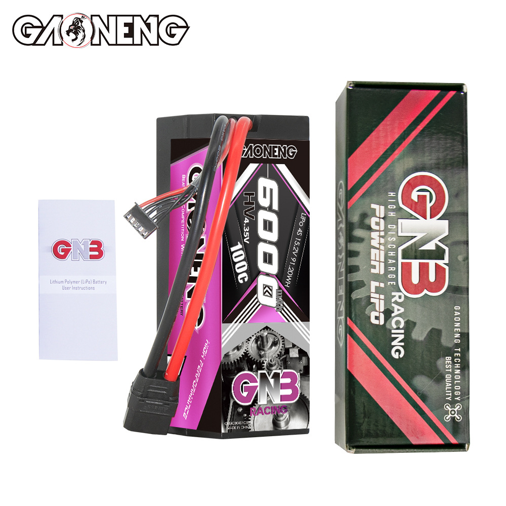 GNB Hochleistungs-Akku mit 6000 mAh, 4S, 15,2 V und 100 C für 1/8 RC-Modelle - Image 4