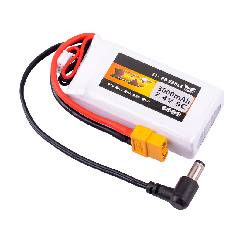 Eagle King 3000mAh 2S 74V 5C Lipo Battery for FPV Goggles Drone - Image 3
