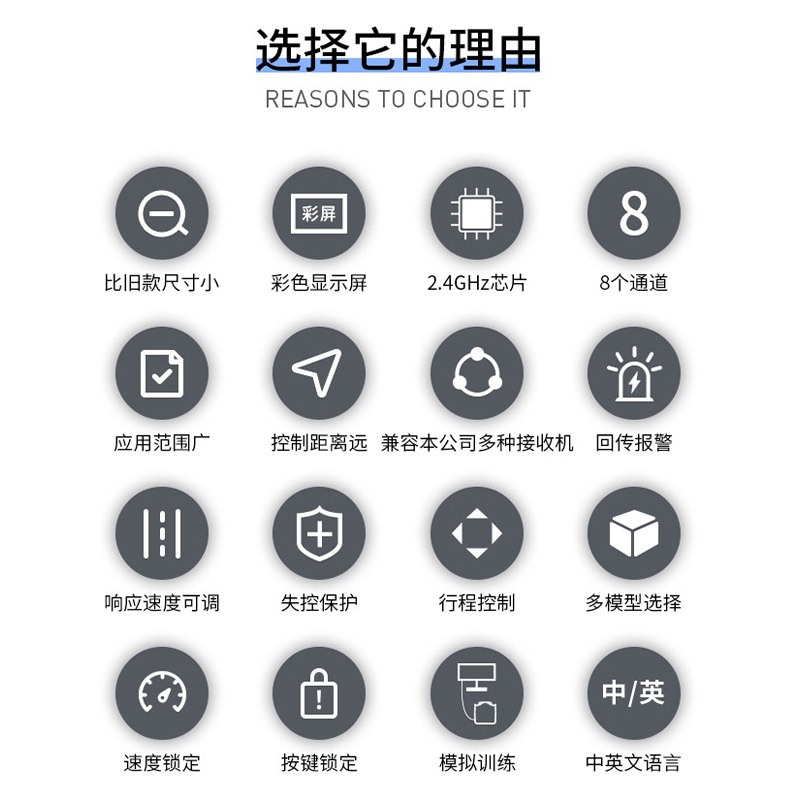MC8B Mini 8 Channel 2G Remote Control Receiver for Fixed Wing FPV Quadcopter Ship Model - Image 3