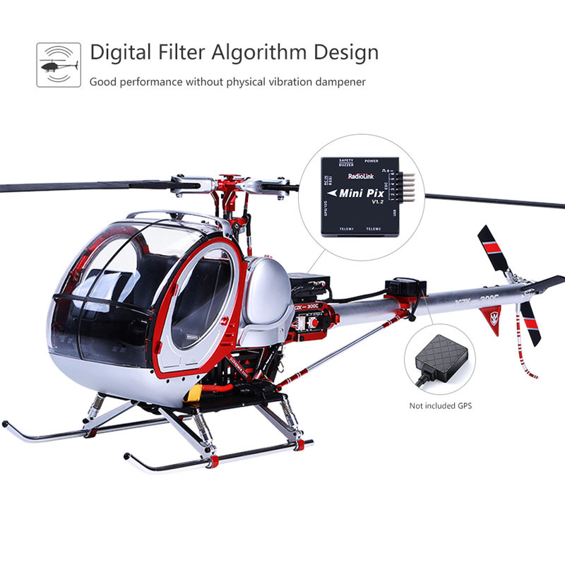 Ledi Mini Pix Flight Controller TS100GPS Multi Rotor Drone FPV Racing - Image 3