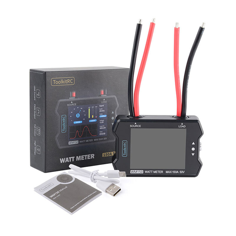 ToolkitRC WM150 Power Meter Real-time Current Voltage 50V 150A High Precision Tester - Image 5