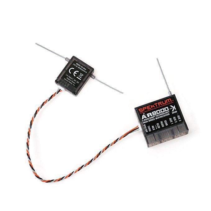 Spm Ar8000 8 Channel DSM2 DSMX Receiver Satellite for DX6I - Image 3