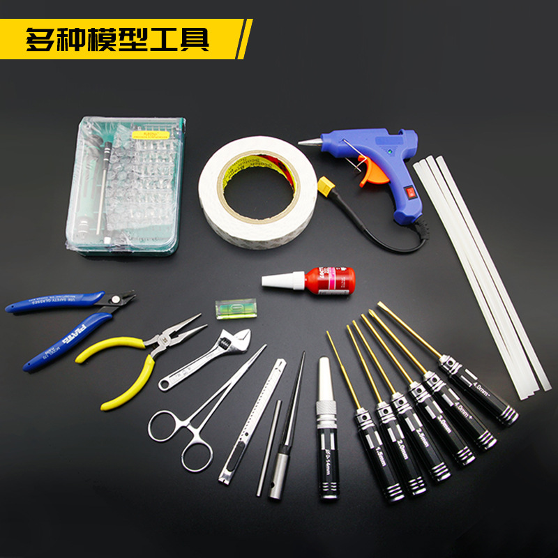 Model Aircraft Tool Kit Large Capacity Storage Bag FPV Drone Assembly Maintenance Tools - Image 3