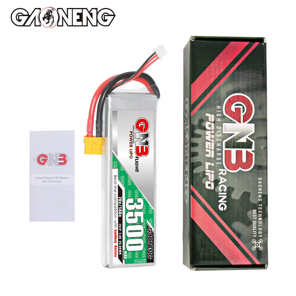 GNB Hochleistungs-LiPo-Akku mit 3500 mAh, 2S, 7,4 V und 70 C für RC-Autos, Modellschiffe und Hubschrauber - Image 4