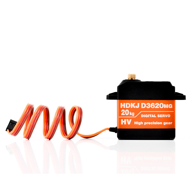 HDkj D3620 Servo mit Metallzahnrädern – wasserdicht, digital, 180-Grad-Bewegungswinkel, 20 kg hohes Drehmoment für RC-Autos - Image 2