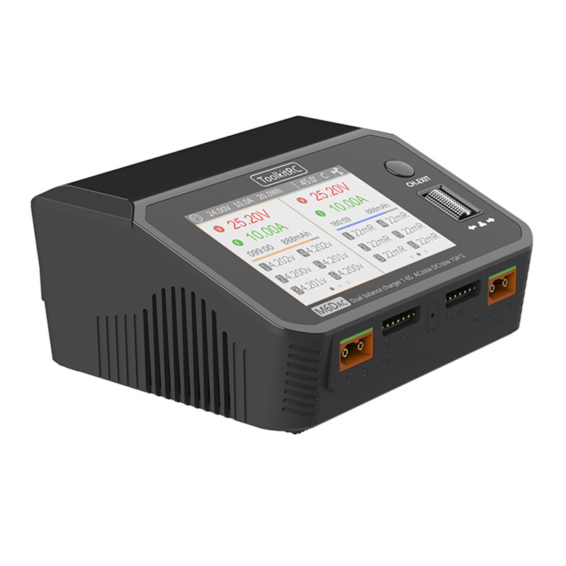 Toolkitrc M6Dac 700W 15A 1-6S Model Aircraft Lithium Battery Balance Charger Dual Channel PD65W Fast Charge - Image 5