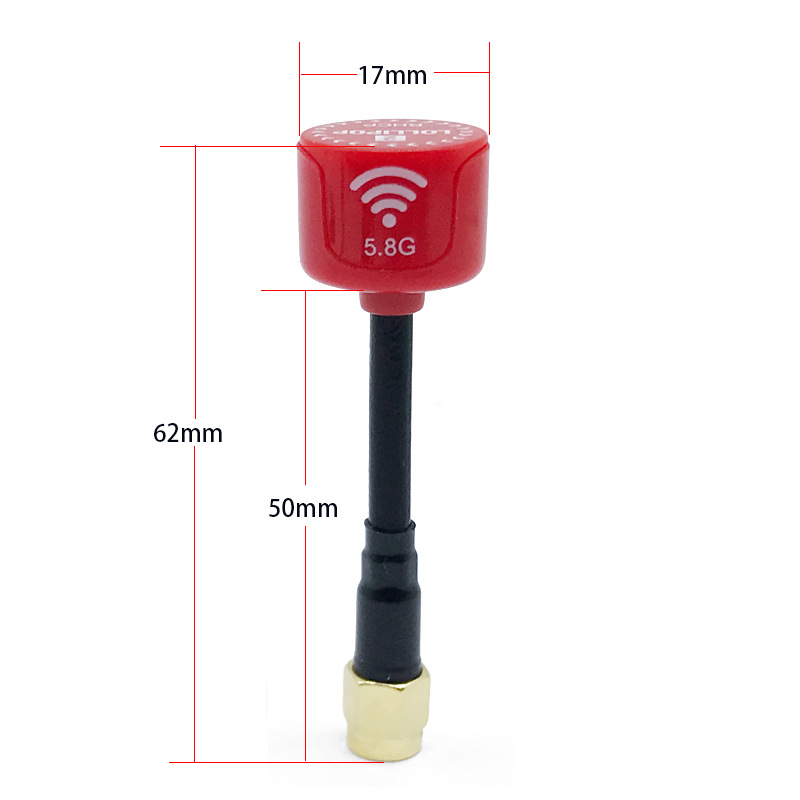 5.8G Lollipop3 Antenna High Gain UFL Inner Hole MMCX for FPV Drone Data Transmission - Image 2