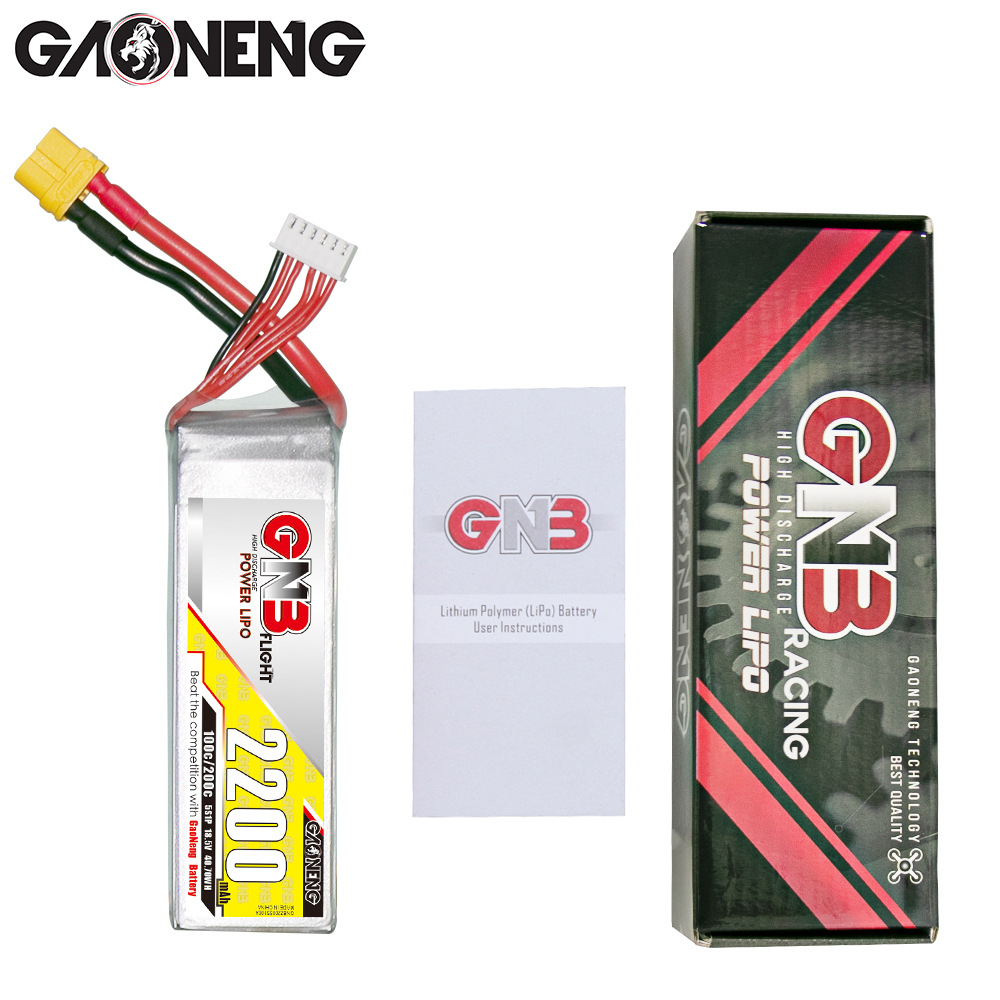 GNB 2200mAh 5S 18,5V 100C LiPo-Akku von GAONENG für Modellautos, Schiffe und Flugzeuge - Image 4