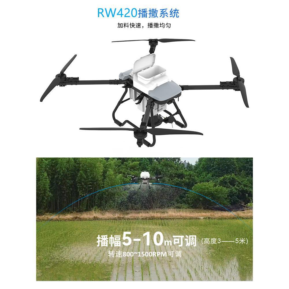 Agricultural Pesticide Spraying UAV RW420 Plant Protection Drone 20KG Liquid Medicine Flight Operation Plug In Water Tank - Image 2