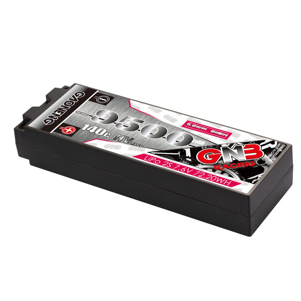 GNB High Energy 9500mAh 2S 7.6V 140C HV Lipo Battery for 1/10 RC Drift Big Foot Car Model - Image 3
