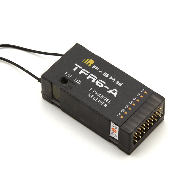 FrSky TFR6 TFR6-A 2.4G 7-Channel FASST Compatible Receiver Futaba Remote TFR6A - Image 2