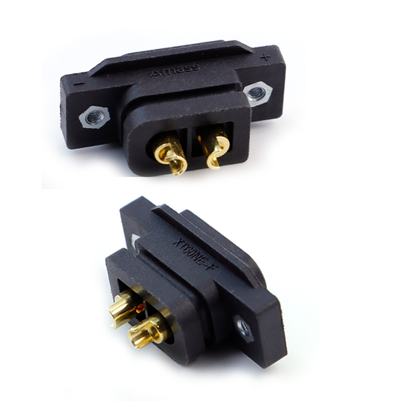 Amass XT60NE-F-Stecker mit M2.5-Gewindescheibe – 3,5 mm vergoldete weibliche Anschlüsse für die Ladung von Flugmodellen - Image 5