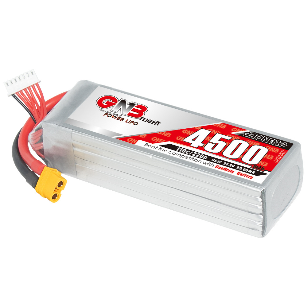 GNB High Energy 4500mAh 6S 22,2V 110°C LiPo-Akku für RC-Autos, Panzer und Hubschrauber - Image 3