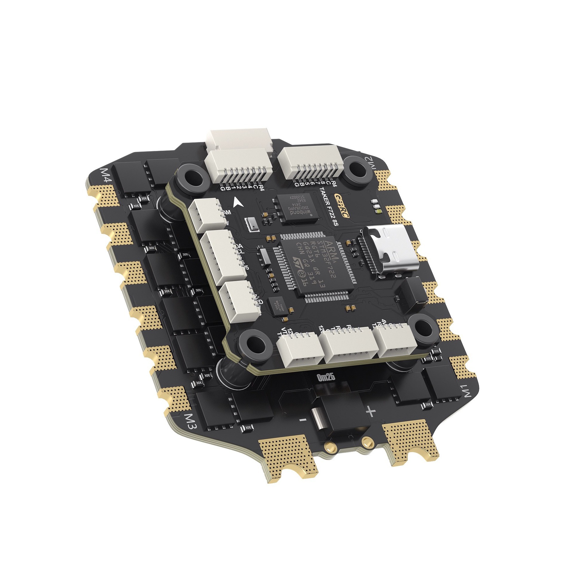 Geprc Taker F722 BLS 100A 8S FPV-Flugcontroller-ESC-Stack für Renn-Drohnen - Image 5