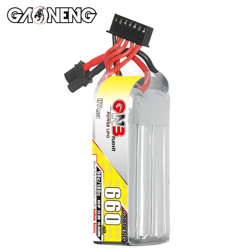 GNB High Energy 660 mAh 6S 22,8 V 90°C HV LiPo-Akku für Indoor-FPV-Drohnen GNB6606S90AHV - Image 5
