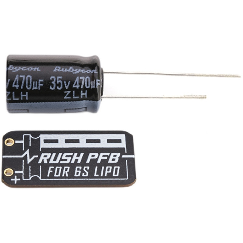 Rush PFB LITE FPV Electromechanical Voltage Surge Suppressor 470uF Ruby Capacitor For FPV Drones - Image 4