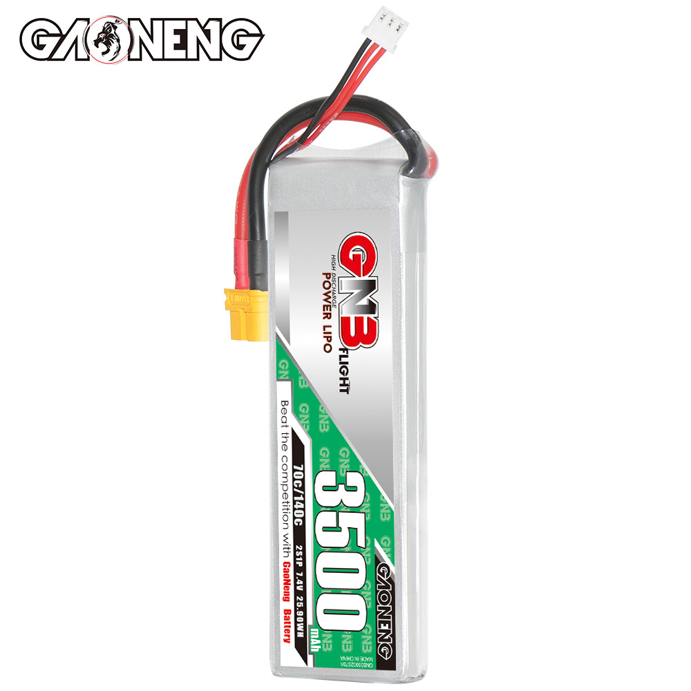 GNB Hochleistungs-LiPo-Akku mit 3500 mAh, 2S, 7,4 V und 70 C für RC-Autos, Modellschiffe und Hubschrauber - Image 5