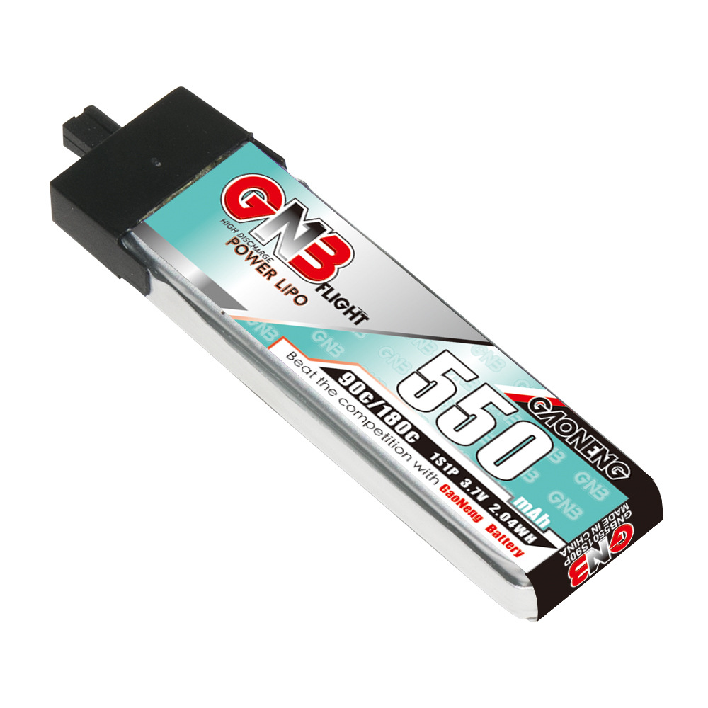 High Energy 550mAh 1S 3.7V 90C A30 Lipo Battery for Indoor FPV Drones 6 Pack GNB5501S90P - Image 5