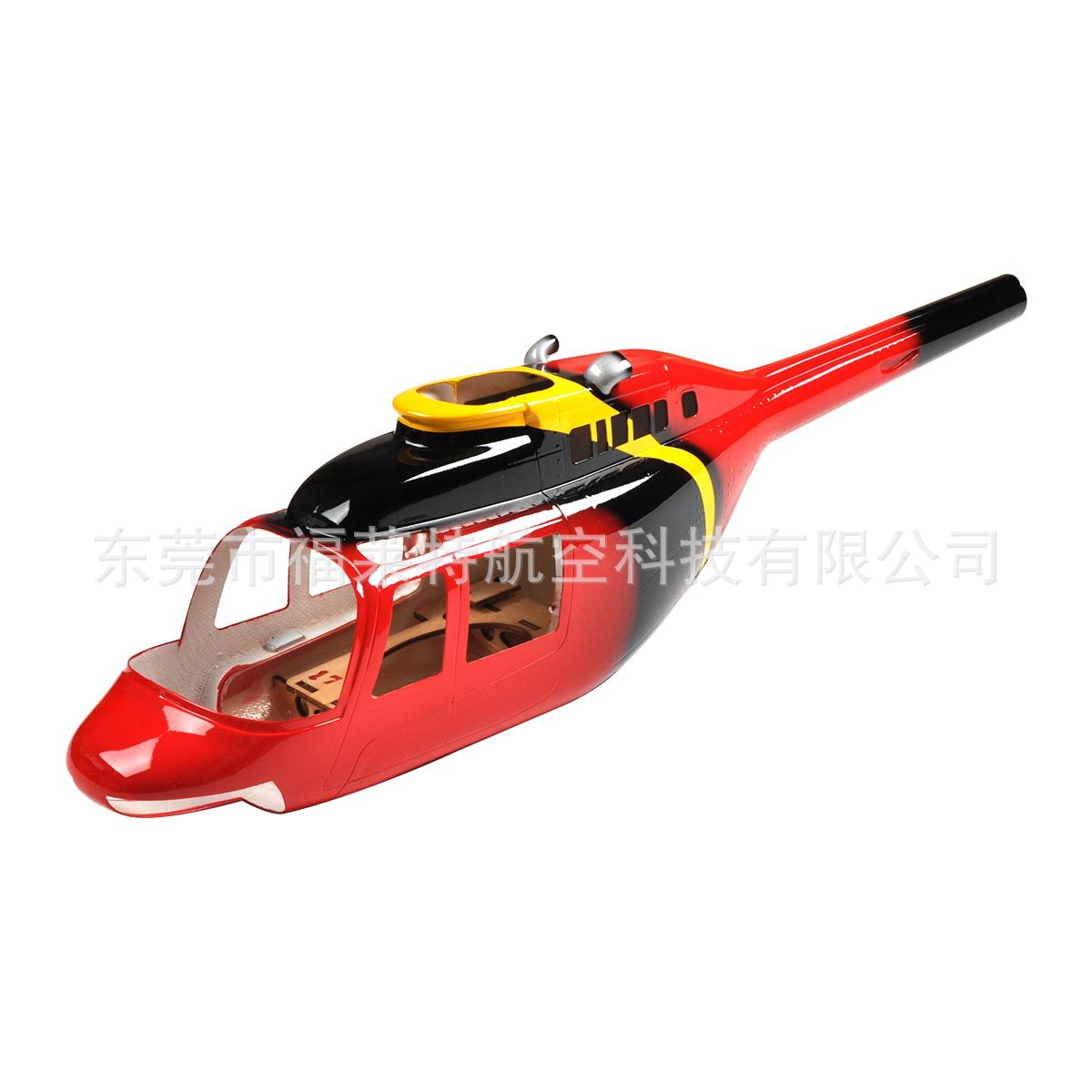 450 Size Glass Fiber Bell 206 Helicopter Body Scale Fuselage for RC Helicopter - Image 5