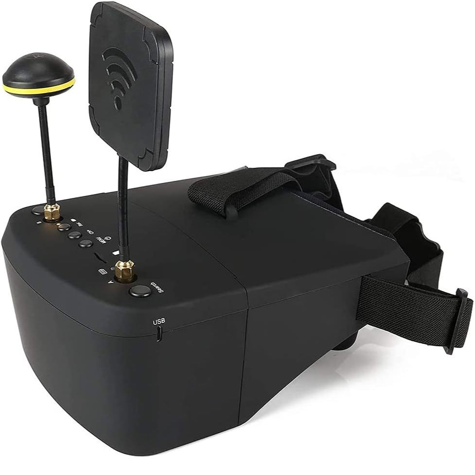 FPV-очки 800D на 5,8 ГГц с 40 каналами, встроенным видеорегистратором и 5-дюймовым экраном - Image 2