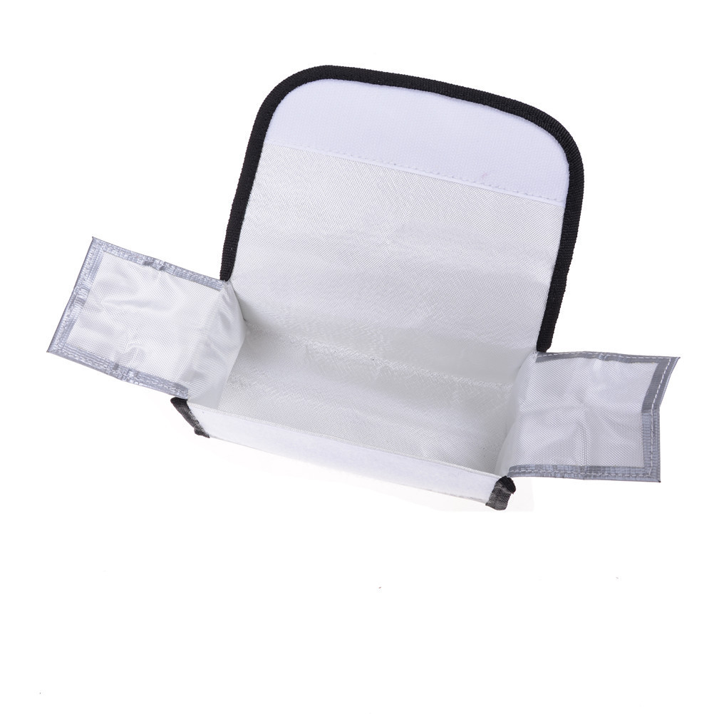 Lipo Battery Explosion Proof Safety Bag Fire Retardant Storage Pouch 185x75x60mm for RC Drone FPV - Image 3