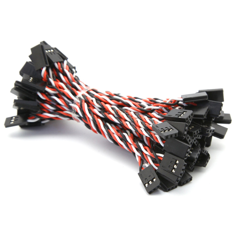 60 Core Anti Interference Flight Control Cable 2 Head Male Servo Extension Cable Futaba Standard Male To Male Jr Stranded Wire 40cm - Image 3