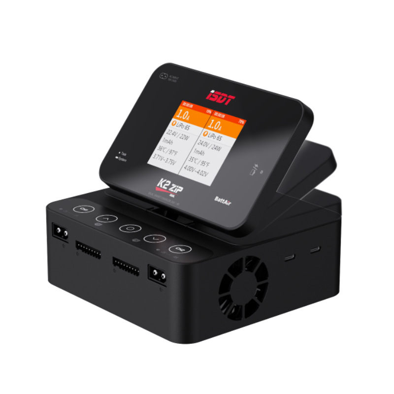 ISDT K2 ZIP Dual Mode Smart Charger AC200W DC500W for FPV Batteries - Image 2