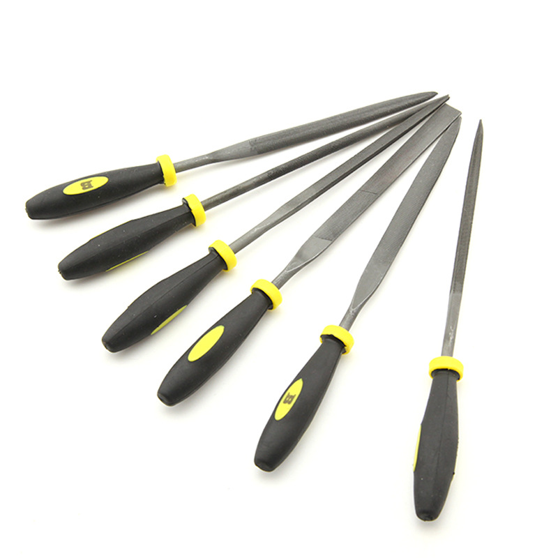 Modeler Recommended Tools Persian Six Piece Shaping File Set Assorted Files Non Slip Handles - Image 2