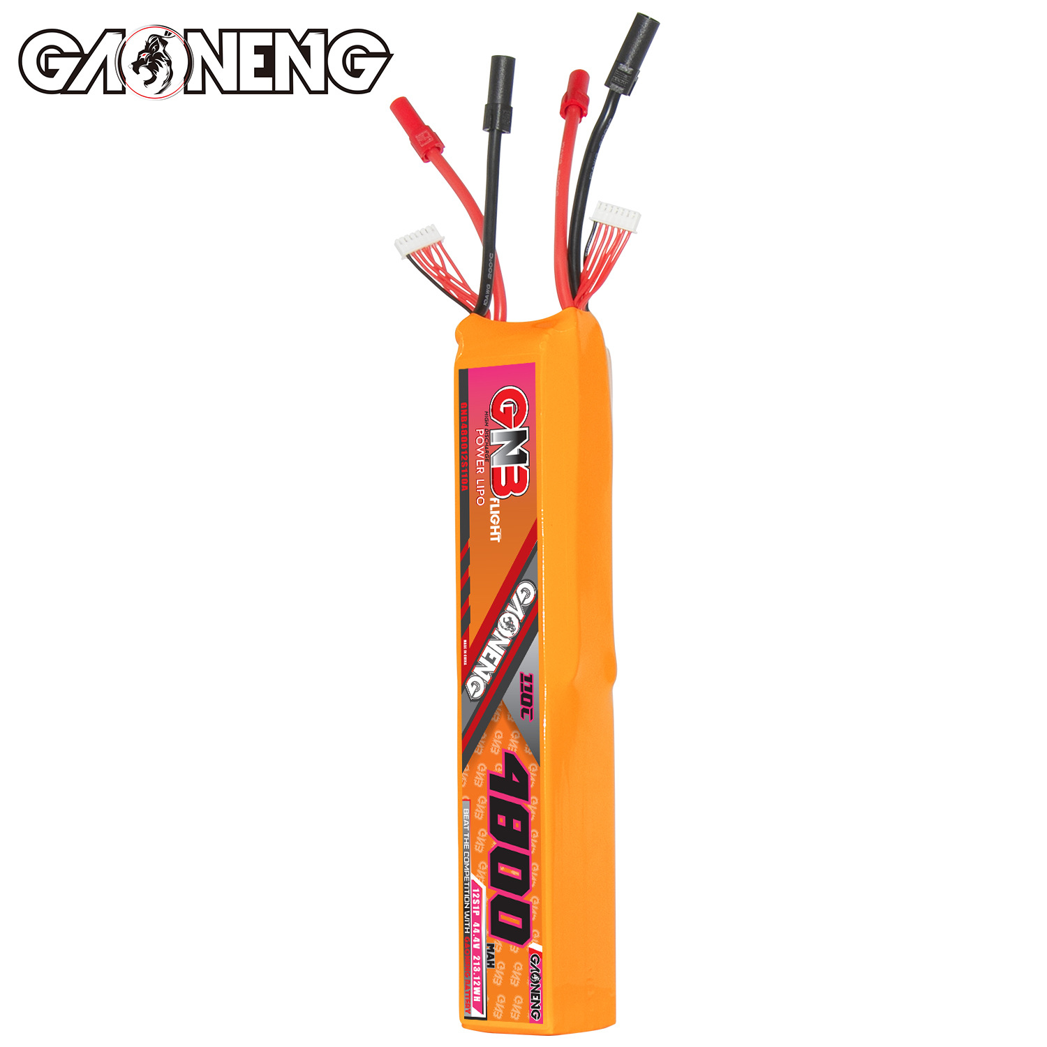 GNB High Energy 4800mAh 12S 44.4V 110C LiPo-Akku für elektrische Hubschrauber der Klasse 600–700 – Modell GNB480012S110A - Image 5