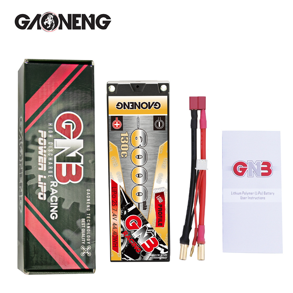 GNB High Energy 6000mAh 2S 7,4V 130C LCG Lithium-Akku für 1:10 RC-Autos und Panzer GNB60002S130i - Image 4