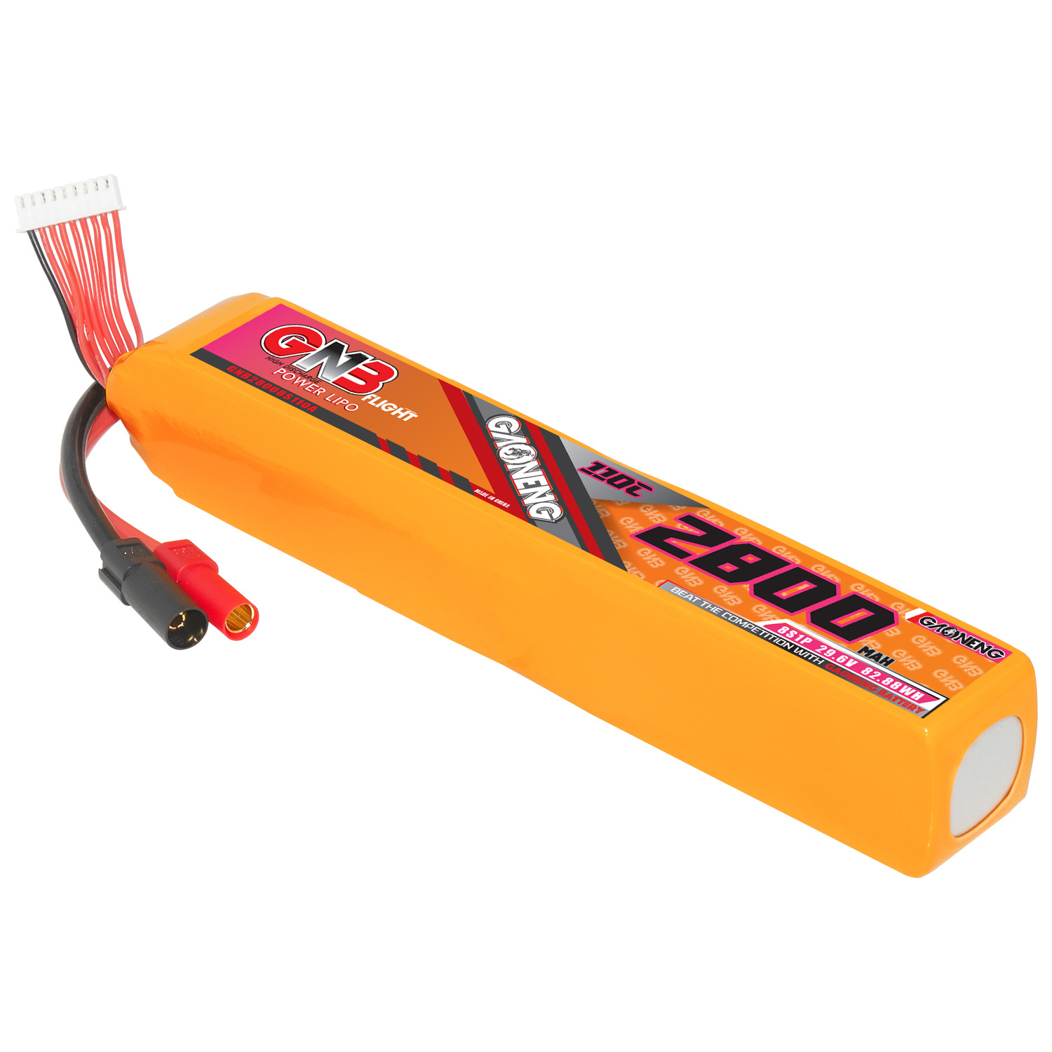 GNB High Energy 2800mAh 8S 29.6V 110C LiPo-Akku für FPV-Drohnen und RC-Hubschrauber - Image 3