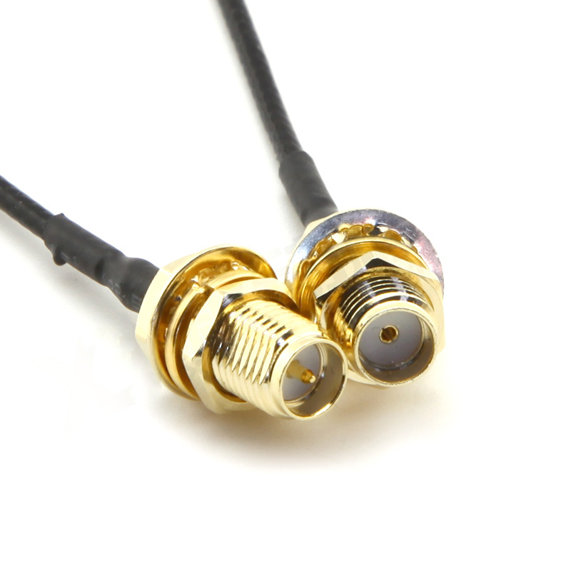 MMCX to SMA Adapter Cable 5.8G Antenna Feeder Cable Curved Connector - Image 2