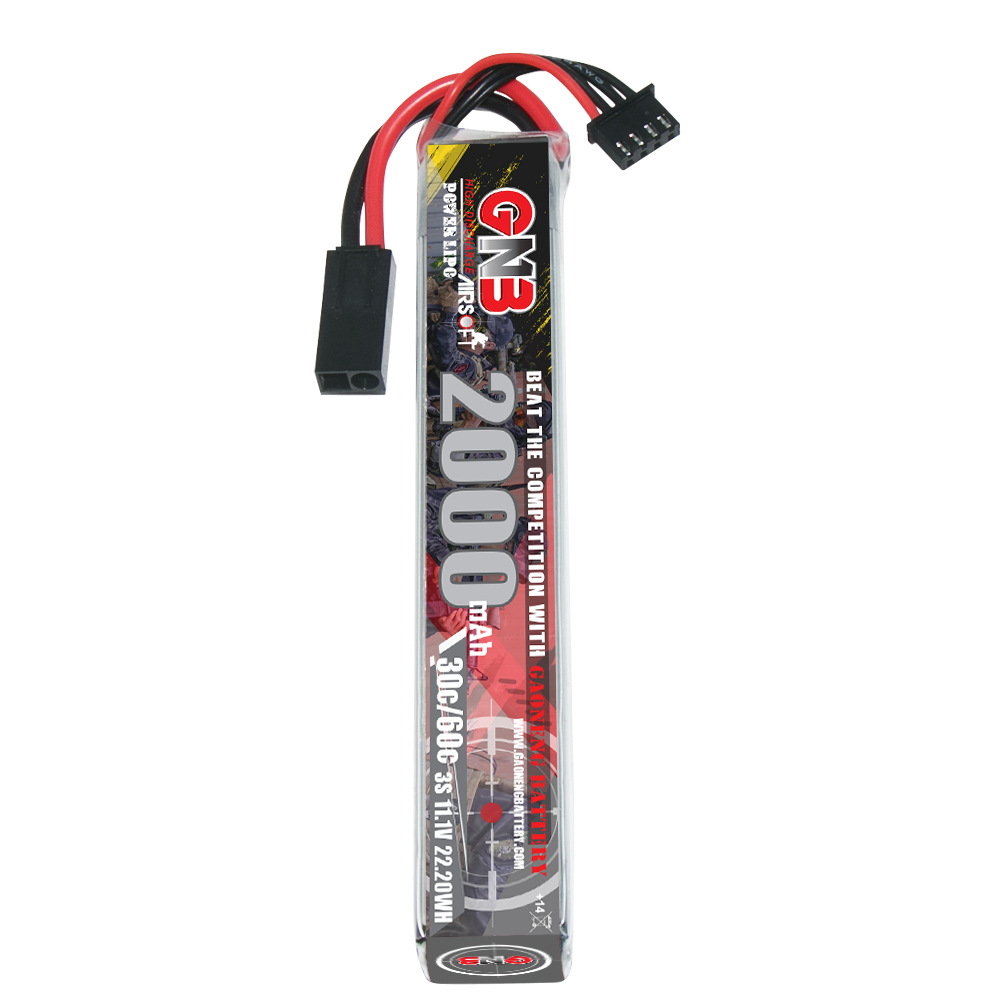 GNB High Energy 2000mAh 3S 11.1V 30C LiPo-Akku für elektrische Spielzeuge und CS-Real-Field-Ausrüstung - Image 3
