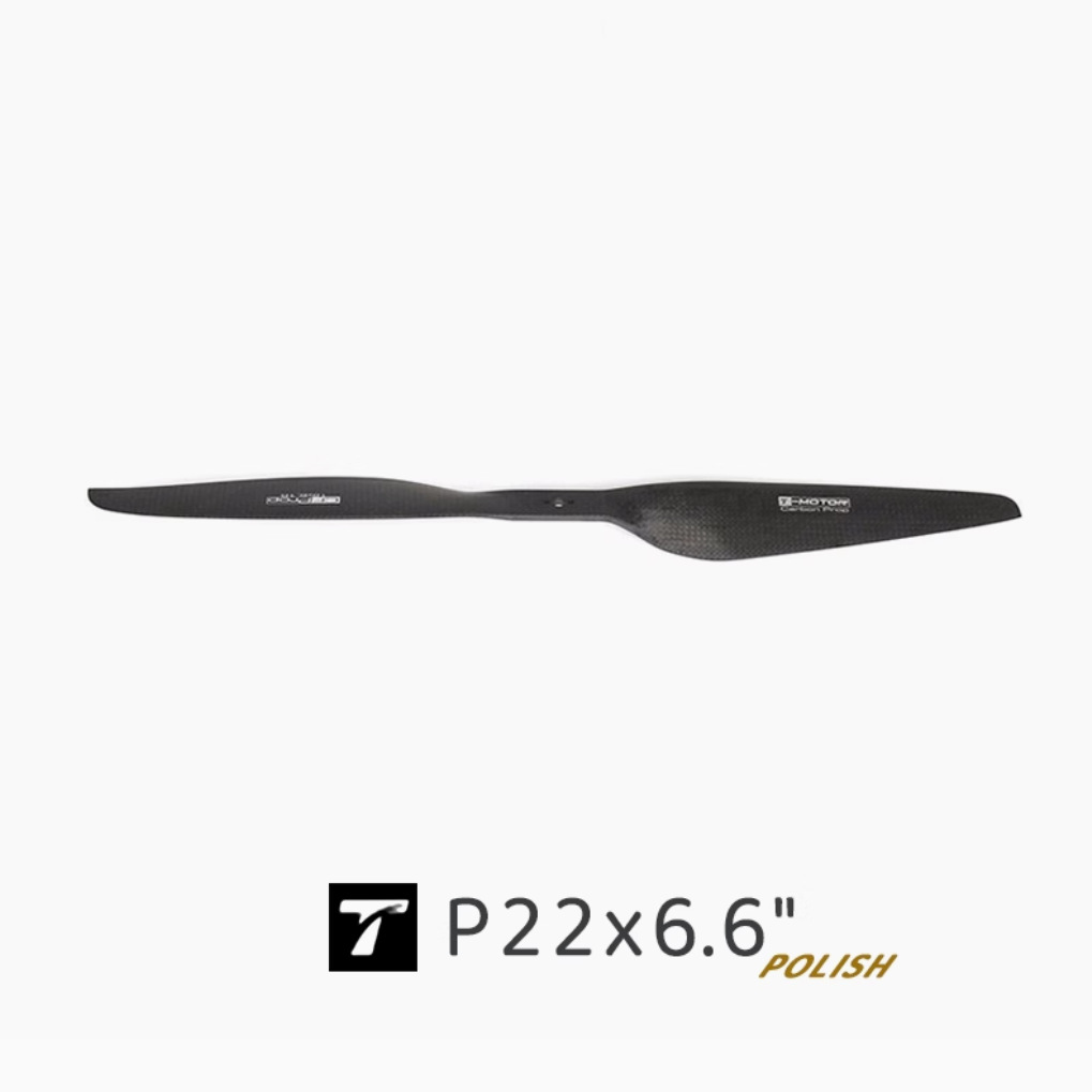 T Motor P22x66 Polished Carbon Fiber Propeller Multirotor Drone Universal Integrated - Image 3