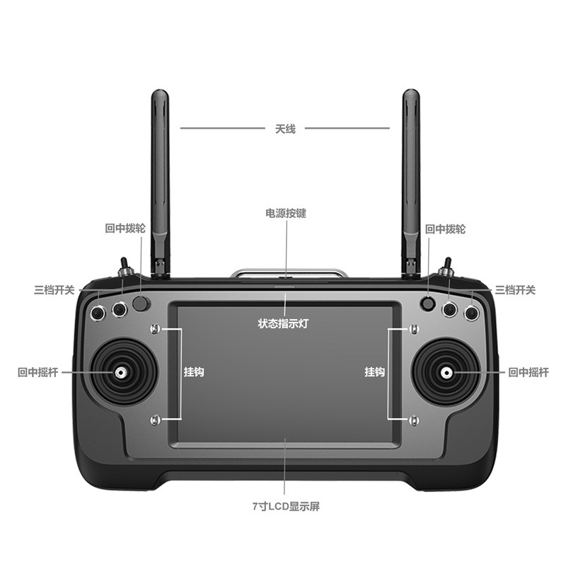 SIYI MK32 Remote Controller 15KM Dual HD Digital Image Transmission Ground Station - Image 3