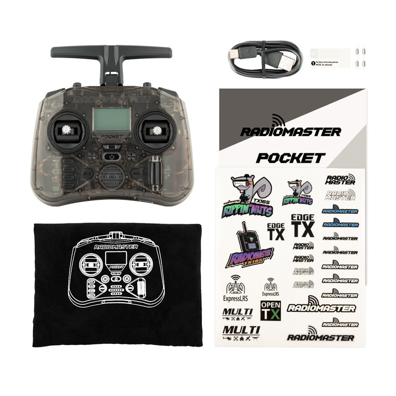 RadioMaster Pocket ELRS Multi Protocol Hall Gimbal FPV Drone Remote Controller CC2500 - Image 2