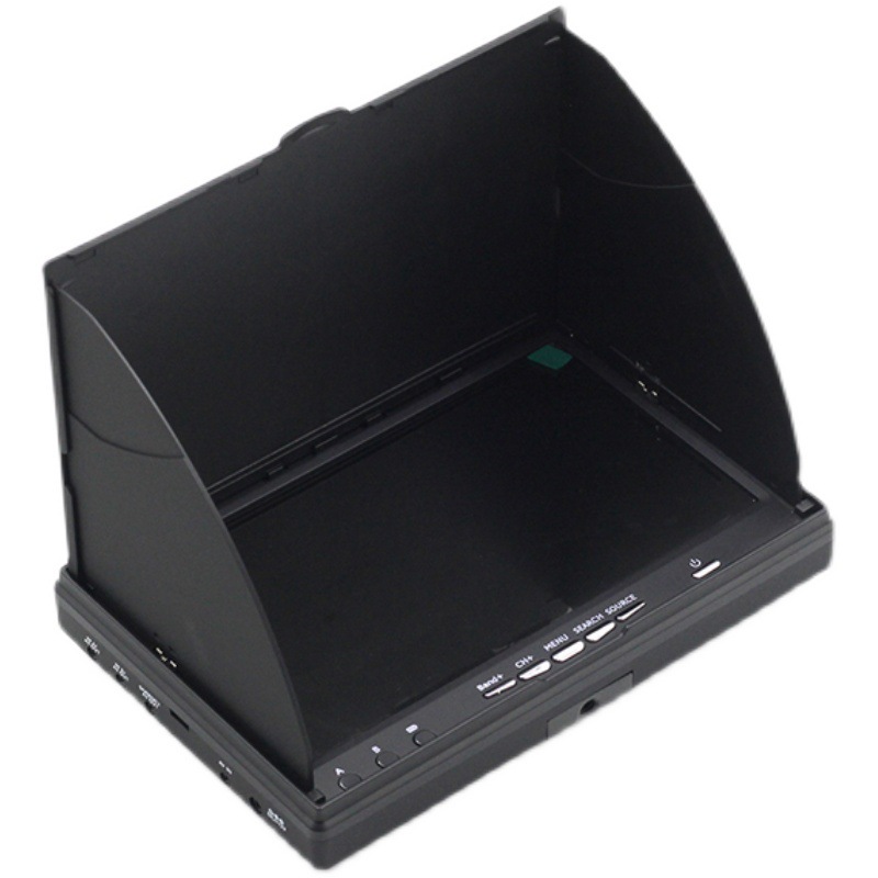 FPV 7inch Dual Receiving Handheld Screen 58g All In One Display Monitor Built In DVR - Image 5