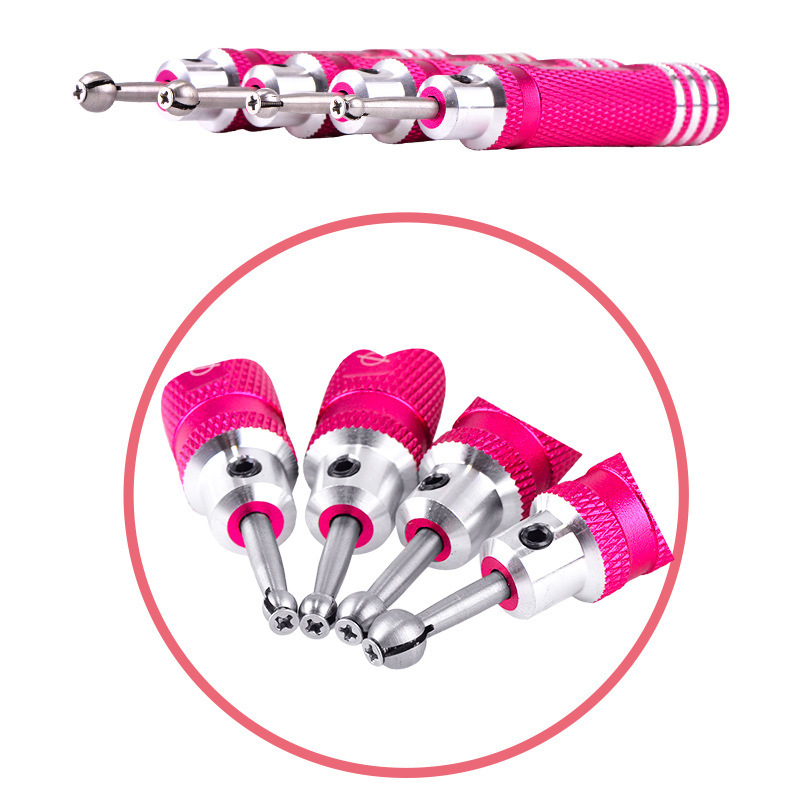 FPV Ball Reamer Set 4.0mm 4.7mm 5.7mm 6.7mm Four Piece Model Aircraft Tool - Image 5