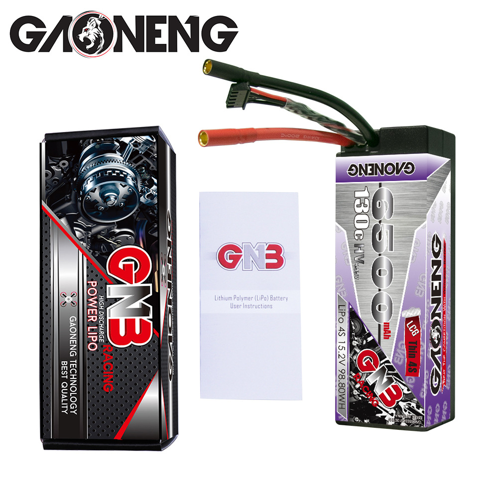 GNB High Energy 6500 mAh 4S 15,2 V 130 °C LCG Hochspannungs-Lithium-Akku für 1/8 RC-Autos - Image 4