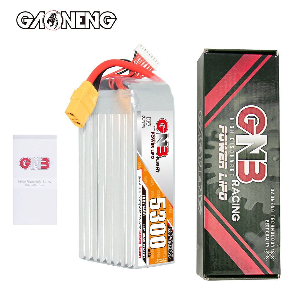 GNB High Energy 5300 mAh 8S 30,4 V 70 C HV LiPo-Akku für RC-Drohnen und Hubschrauber - Image 4