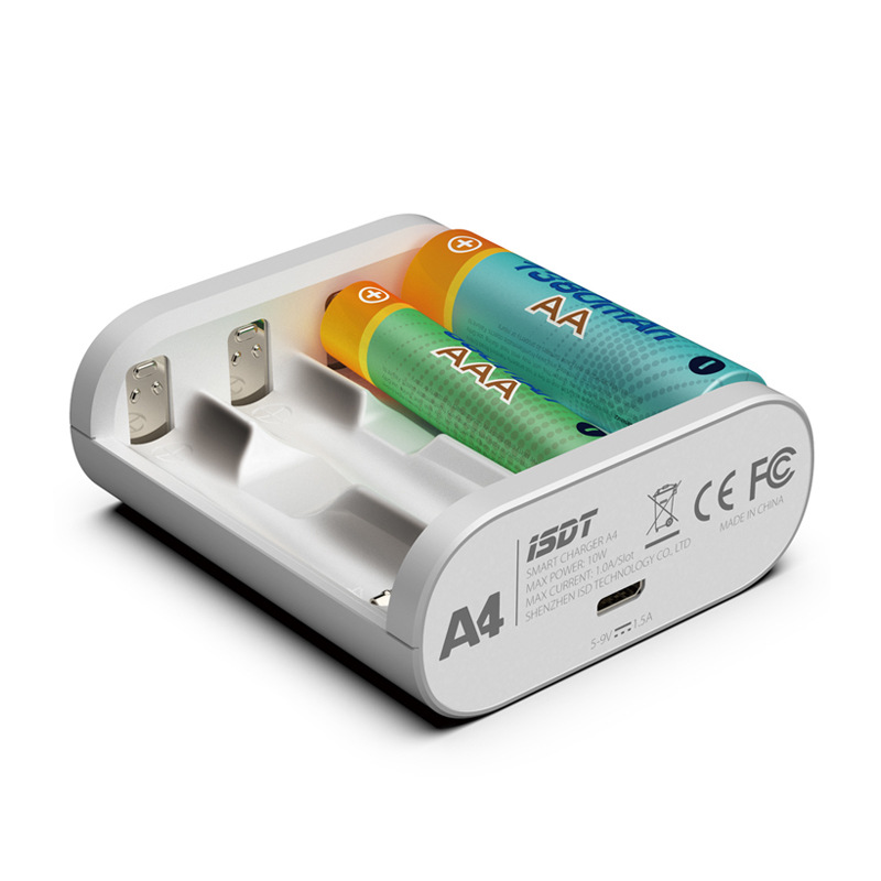 ISDT A4 Smart Charger NiMH NiCd Lithium Cylindrical Battery Charger 5 9V Input - Image 5