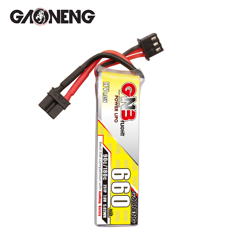 Акумулятор GNB High Energy на 660 мА·год, 2S, 7,6 В, 90°C для квадрокоптерів FPV та моделей літаків - Image 5