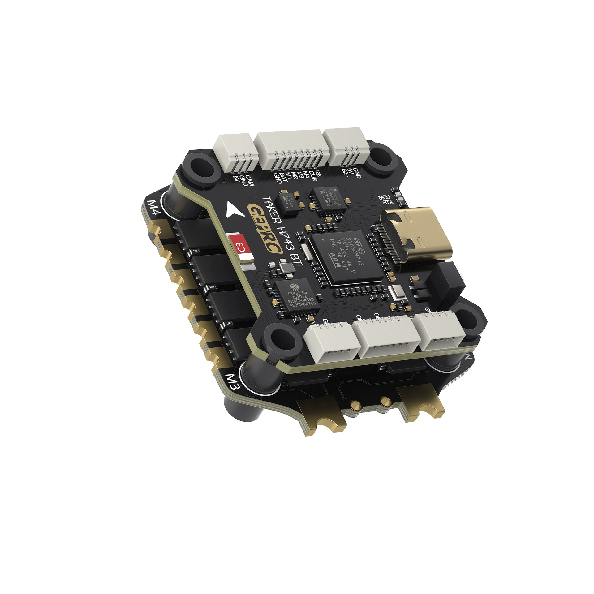 Geprc Taker H743 Bt 32Bit 65A Flying Tower Flight Controller ESC Stack FPV Drone Accessories - Image 4