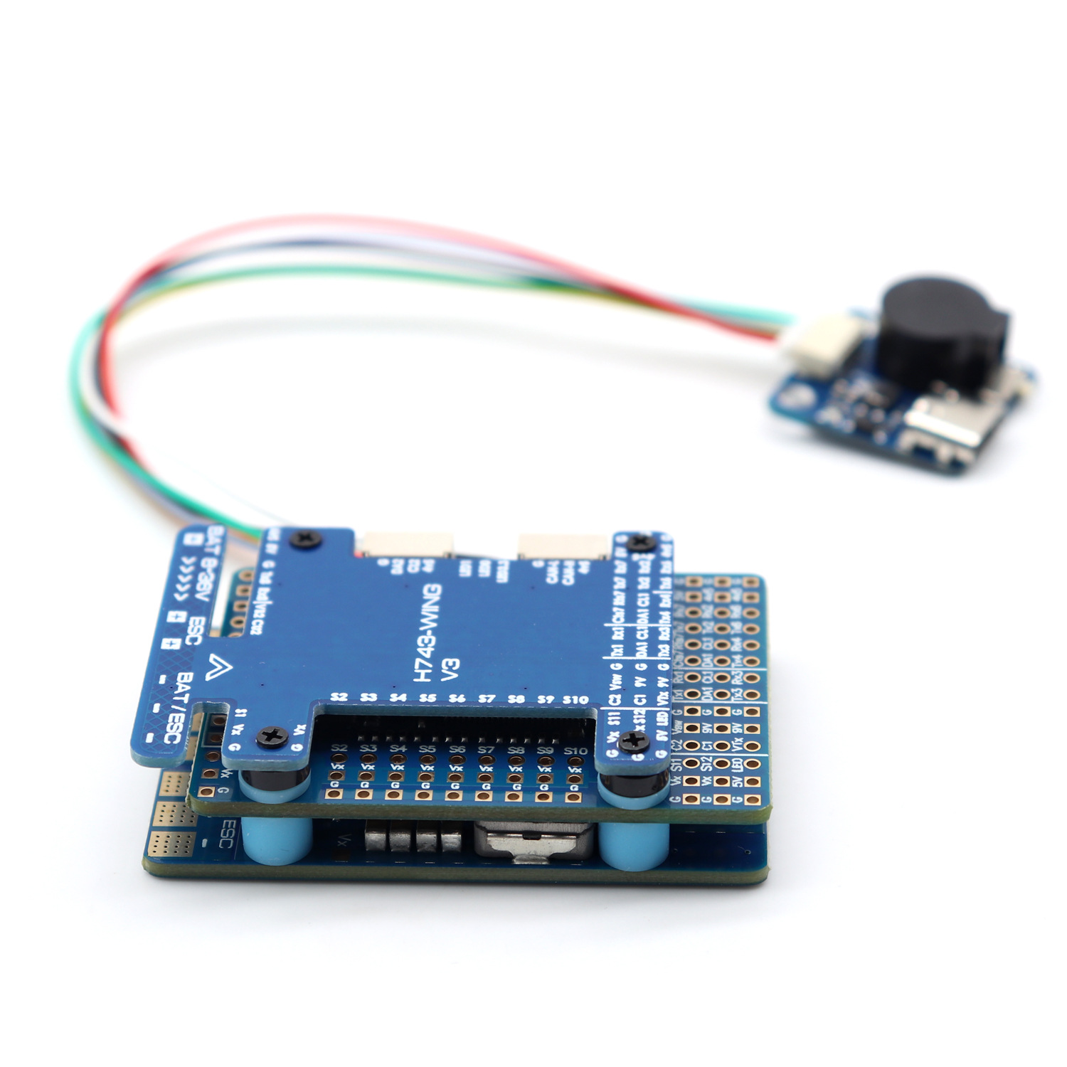 H743 Wing V3 Fixed-Wing FPV Flight Controller Dual Gyro Dual Generator Camera Support - Image 4