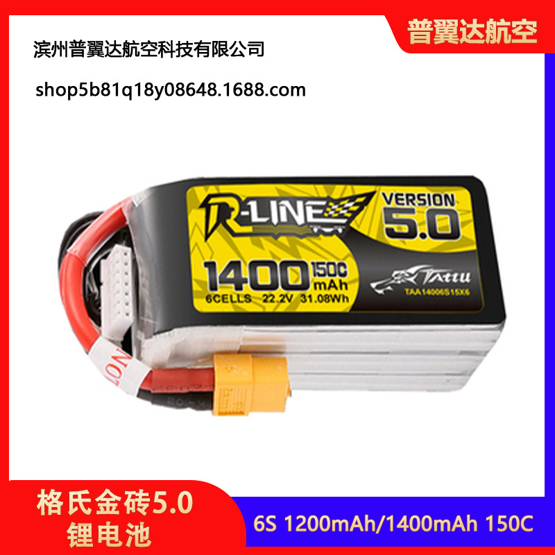 Grignard Brick 50 Lithium-Akku 6S 222V 1400 mAh 150°C für FPV-Renndrohnen und Geländefahrzeuge - Image 5