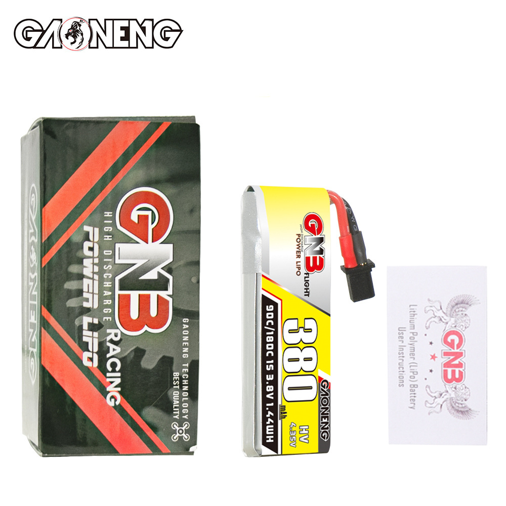 GNB High Energy 380 mAh 1S 3,8 V 90°C HV A30-Stecker-LiPo-Akku für Indoor-FPV-Drohnen - Image 4