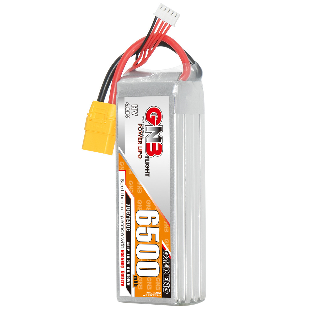 GNB Hochleistungs-Lipo-Akku mit 6500 mAh, 4S, 15,2 V und 70 C für RC-Autos, Schiffe und Hubschrauber – Modell GNB65004S70AHV - Image 5
