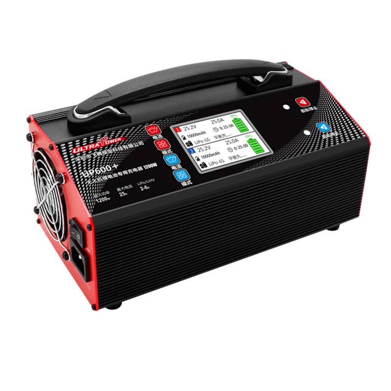 Feiteng UP600+ Lithium-Akku-Ladegerät 1200 W, doppelter Kanal, 25 A – Laden von 2S bis 6S-Akkus - Image 2
